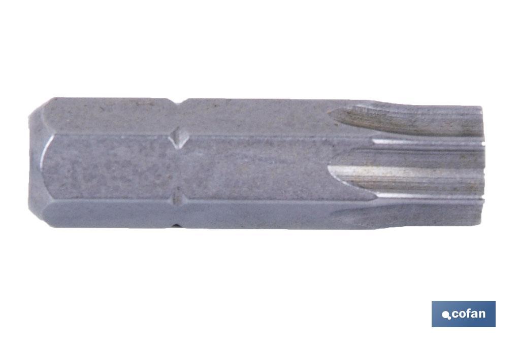 PUNTA DE DESTORNILLADOR TORX T-9 25 MM VENTA UNITARIA