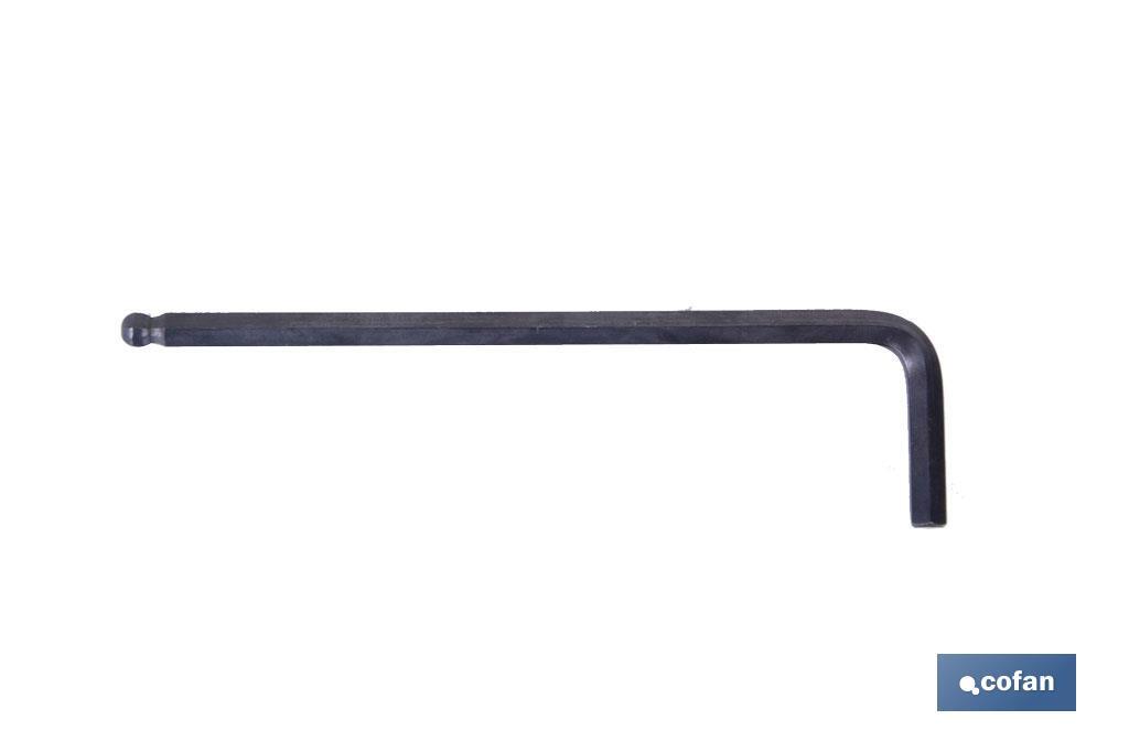 LLAVE HEXAG. BOLA SERIE LARGA M-6 (PACK: 5 UDS) LLAVE HEXAG. BOLA SERIE LARGA M-6 (PACK: 5 UDS)