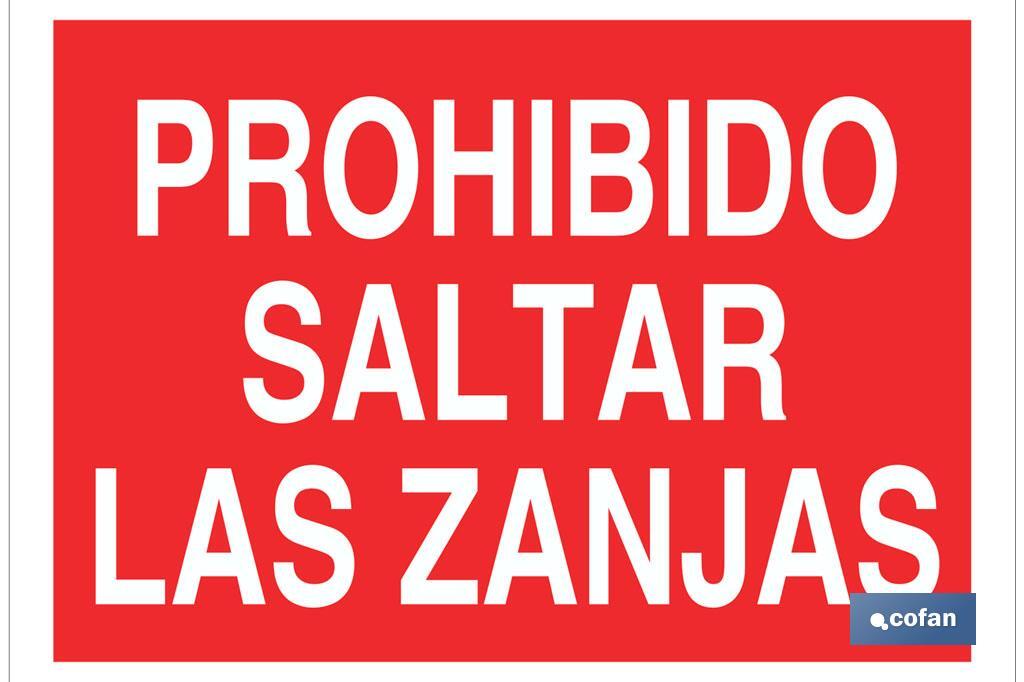SEÑAL POLIESTIRENO 420X297MM (PACK: 1 UDS)