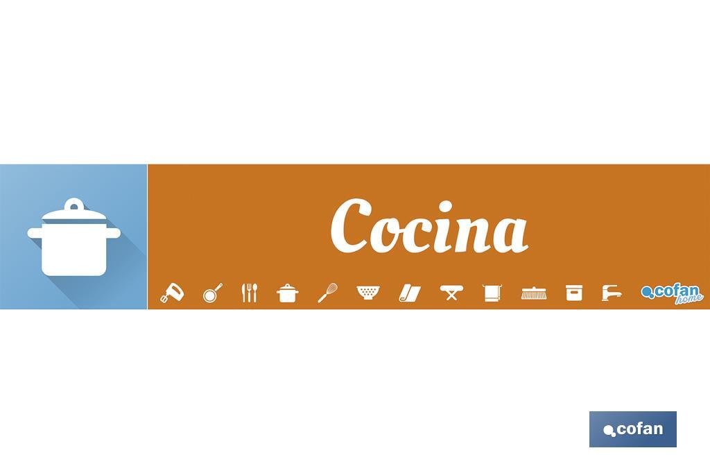 SEÑALETICA IMANTADA PARA EXPOSITOR 975 X 200 MM - COCINA (PACK: 1 UDS) SEÑALETICA IMANTADA PARA EXPOSITOR 975 X 200 MM - COCINA (PACK: 1 UDS)