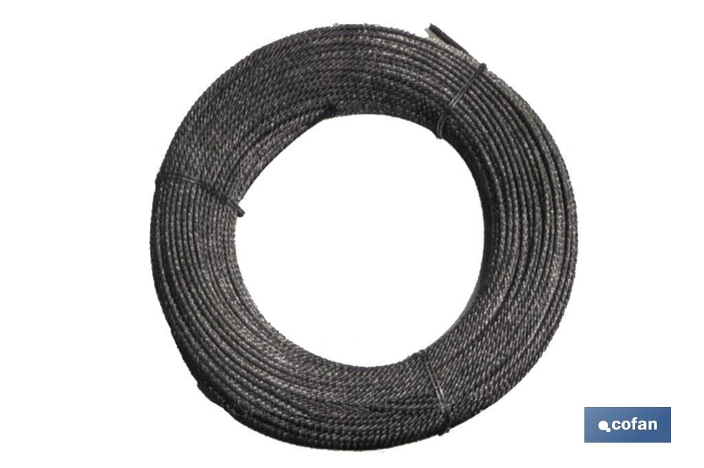 ROLLO CABLE GALVANIZADO 50 MTS. 8MM.