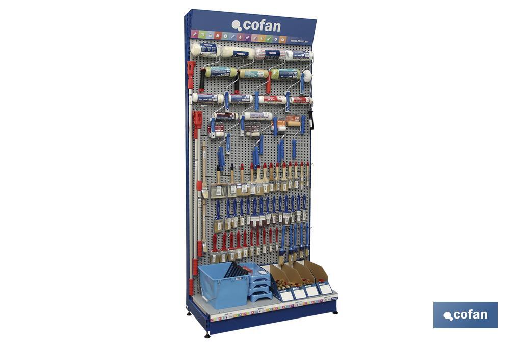 EXPOSITOR DE ACCESORIOS PINTURA