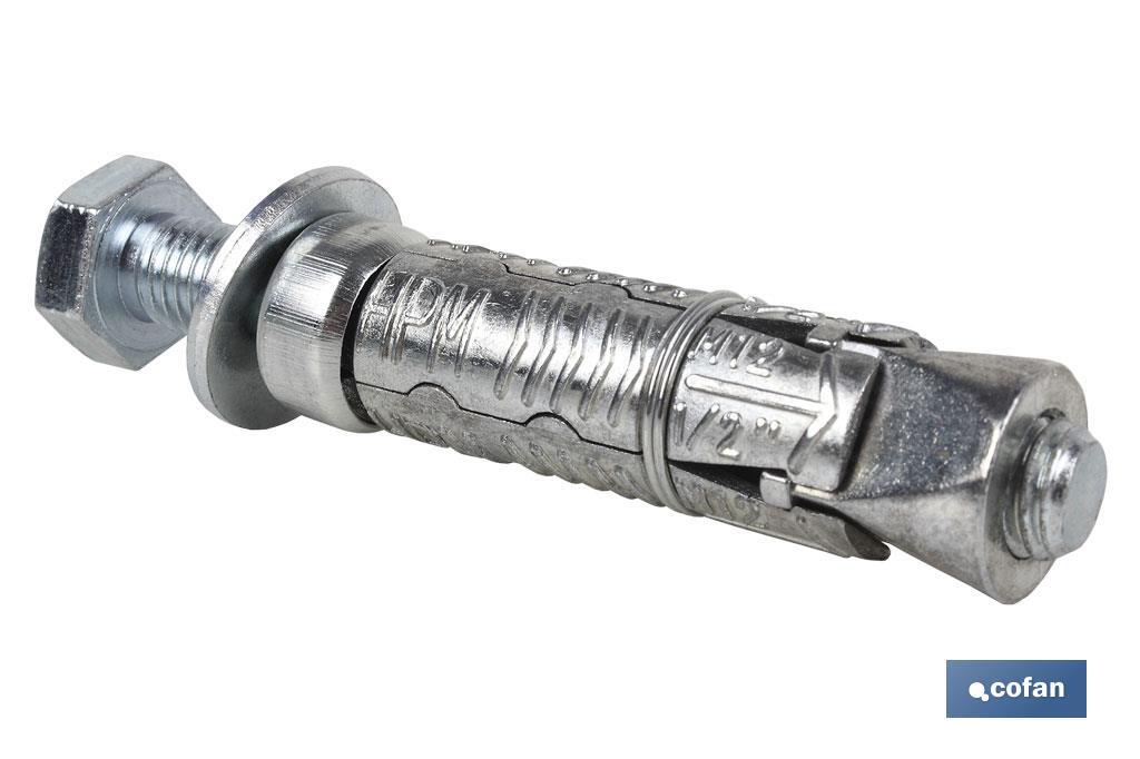 ANCLAJE ZAMAK HPM M-8x50 CON TORNILLO 8.8