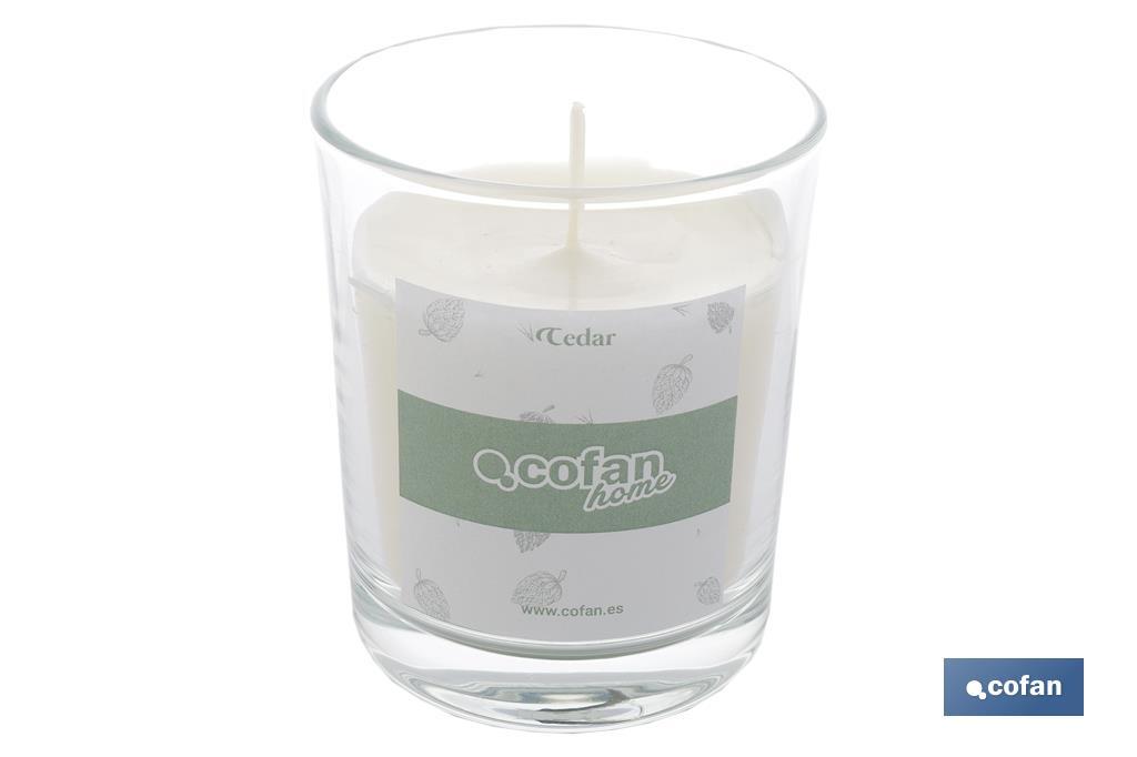 VELA  AROMATICA DE CERA VEGETAL CEDAR 125 G