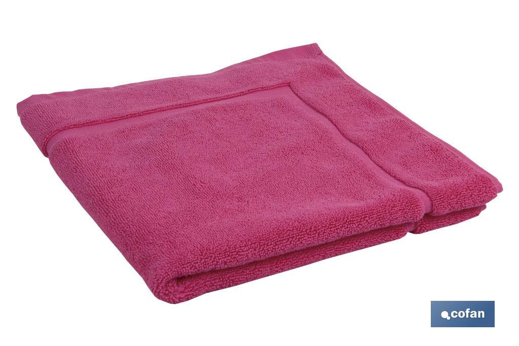 ALFOMBRA BAÑO  FUCSIA GR.1000 MODELO PRIMAVERA 60X60cm (PACK: 1 UDS)