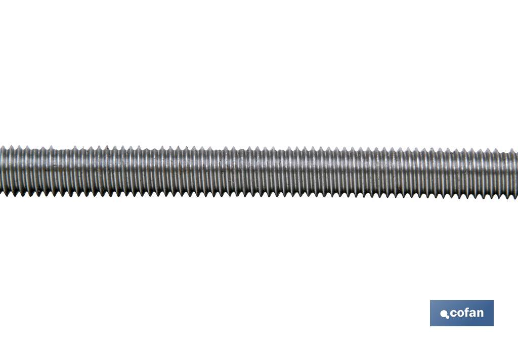 DIN 975 C.8.8 M-27  ZN (PACK: 5 UDS)