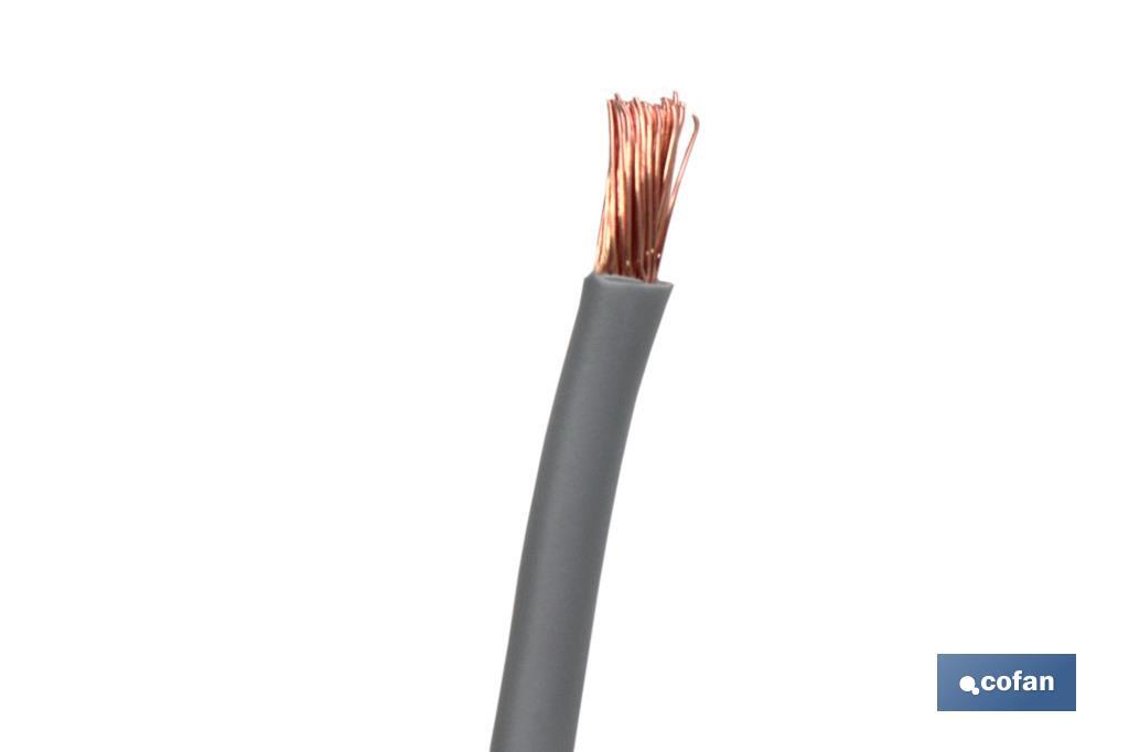 Rollo Cable Eléctrico de 100 m | H07V-K | Sección de cable de varias medidas | Varios colores